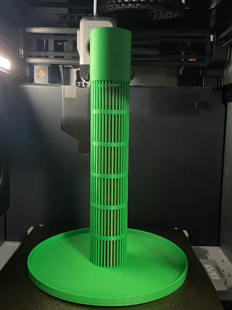 Desiccant Spool Holder w Hygrometer Cap (4 Spools)