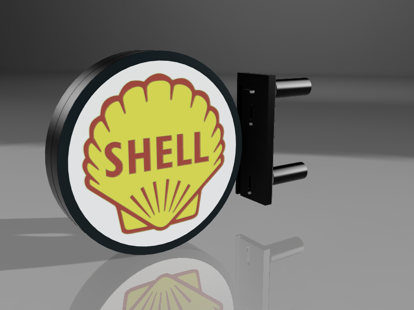 Shell Pub Sign – Interchangeable Faceplates