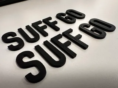 SUFF GO - Lettering