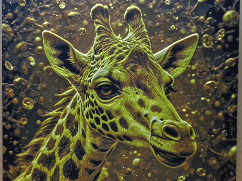 Hueforge Giraffe