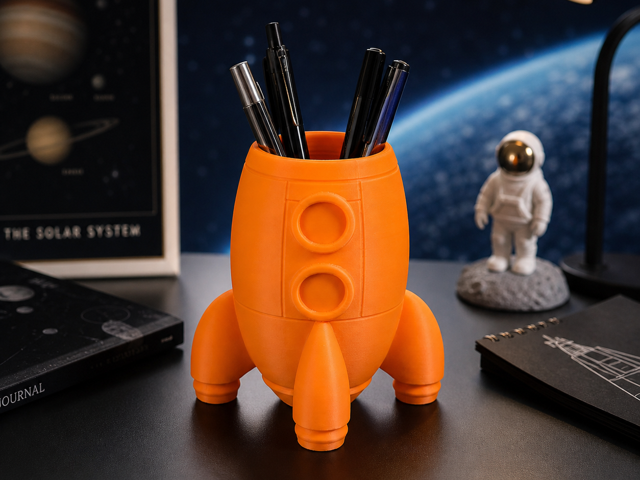 Pen Holder - Rocket
