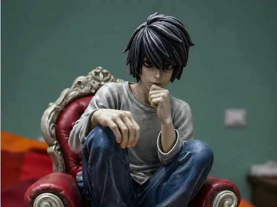 “L – The Thinker” Death Note,