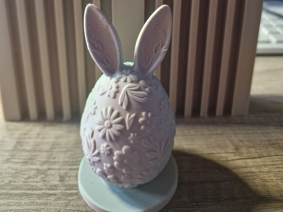 Floraler Osterhase–Frühlingsdeko zum Bemalen