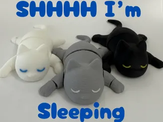 Flexi Cat Fidget (Print-in-place)