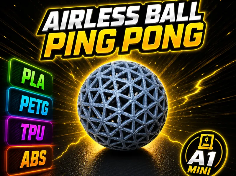 Palla senza aria ping pong airless