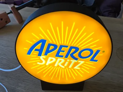 Aperol Spritz Lightbox