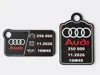 Audi Oil Service Tags