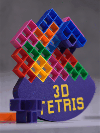 3D Tetris Balance Game