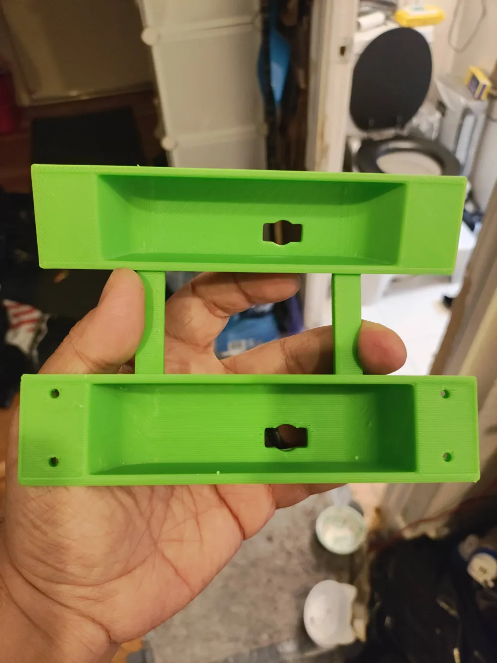 Dual Logitech C920 door mount with mounting holes Remixed by codeframe ...