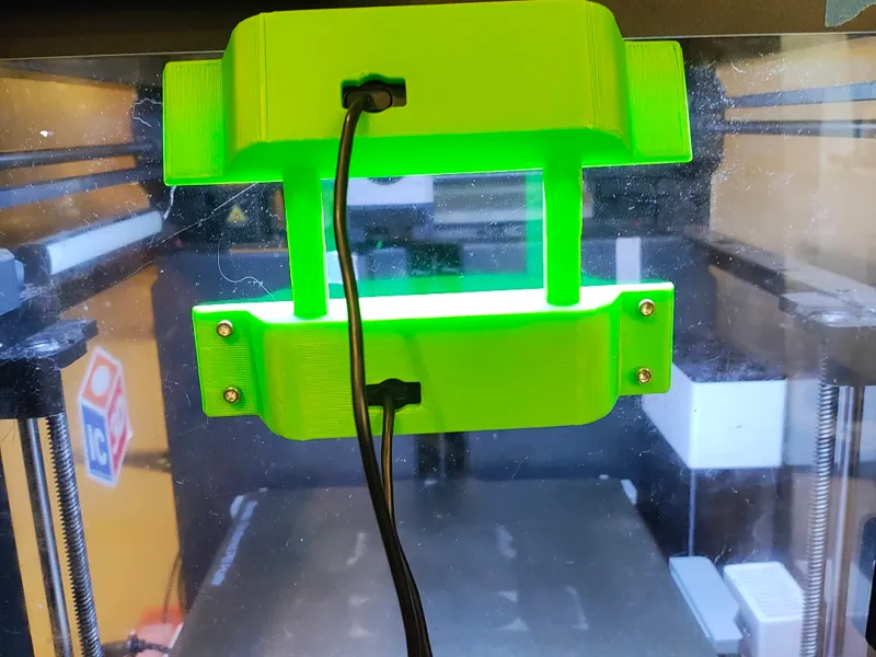 Dual Logitech C920 door mount with mounting holes