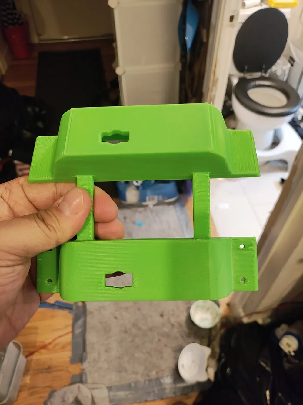 Dual Logitech C920 door mount with mounting holes Remixed by codeframe ...