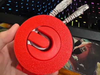 Print-In-Place SnapDock Cable Spool Storage System