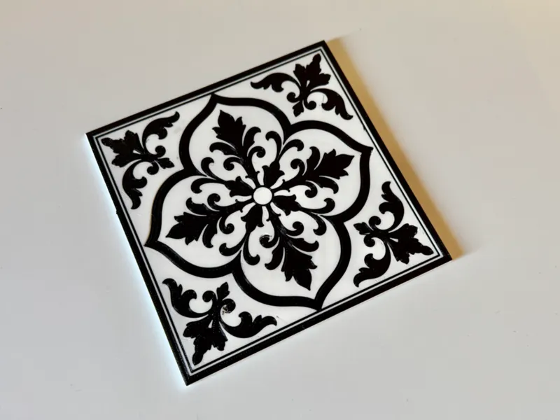 Victorian styled tile