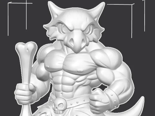 cubone musculoso