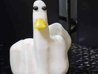 Multi Part Middle Finger Duck