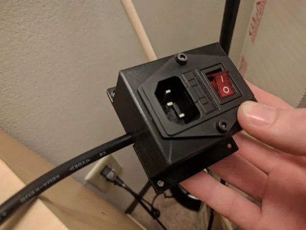 Boîtier pour interrupteur d'alimentation
