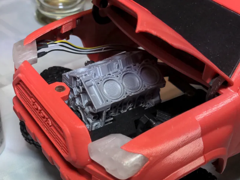 1:16 Toyota Tacoma Working V6 Add-On