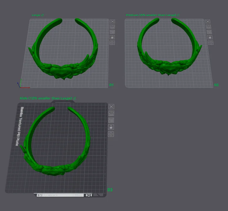Winged Heart Tiara - Free 3D Print Model - MakerWorld