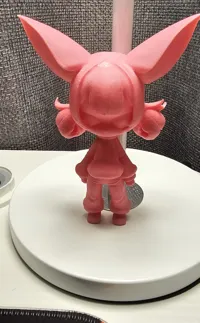 Figurine fille renarde anime — porte-clés — photo 3