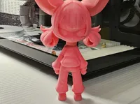 Figurine fille renarde anime — porte-clés — photo 2