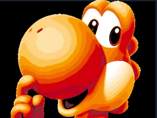 Hueforge orange Yoshi