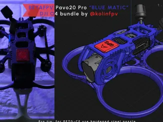 BETAFPV Pavo20 Pro “BLUE MATIC” DJI O4 bundle