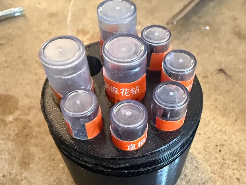 Small drill bit holder