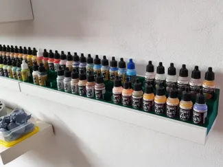 Paints stand - 59 Vallejo bottles, fits Mosslanda