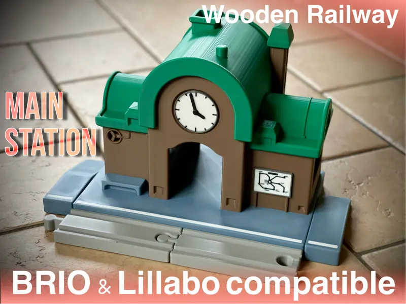Hauptbahnhof 1900 - Holzeisenbahn Brio, Lillabo