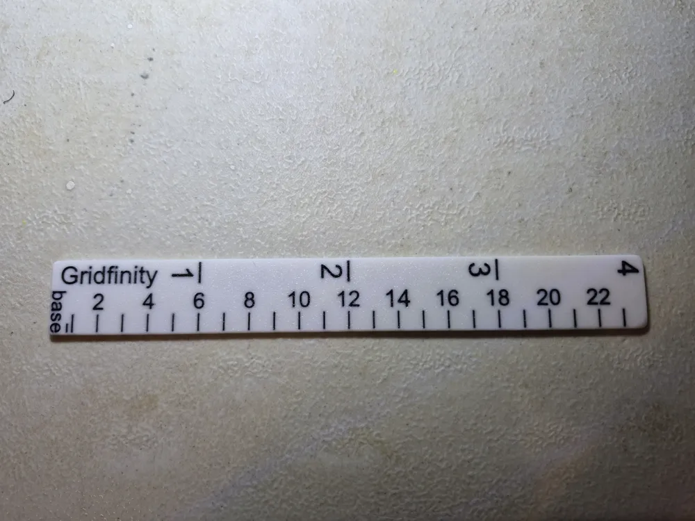 Grifinity Ruler Print Gridfinity Ruler (Two sizes) - Free 3D Print Model - MakerWorld