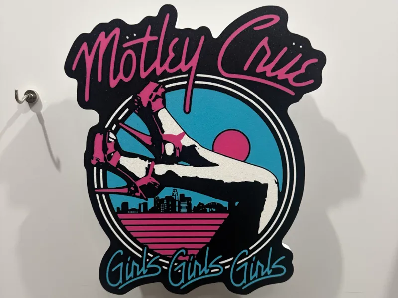 Motley Crue Wall Plaque Sign
