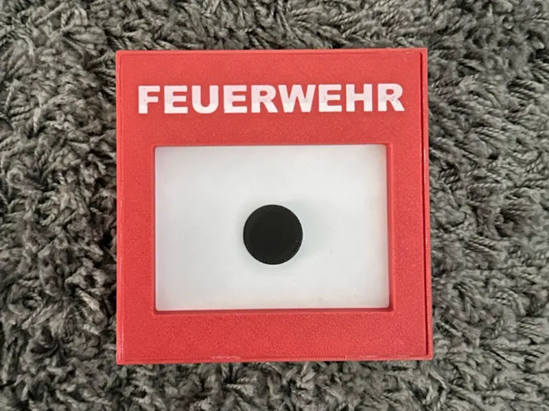 Druckknopfmelder Feuerweher Brandmeldezentrale BMA