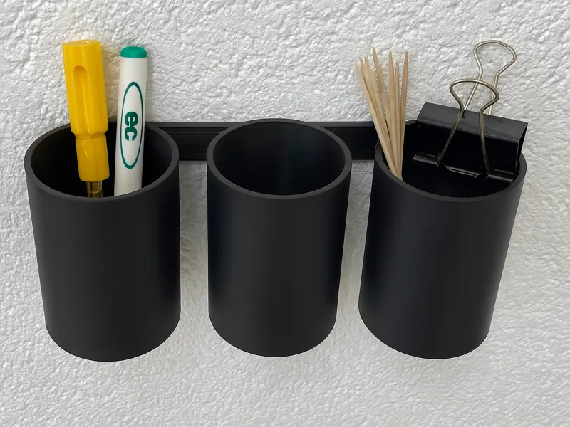 Stationery holder for wall mounting