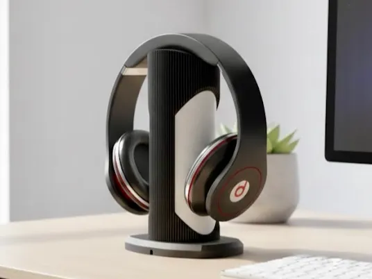 Halo Lamp Headphone Stand