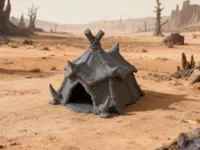 Grande tente tribale orque - décor de jeu de rôle — photo 1