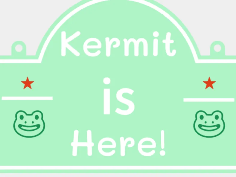 kermit sign