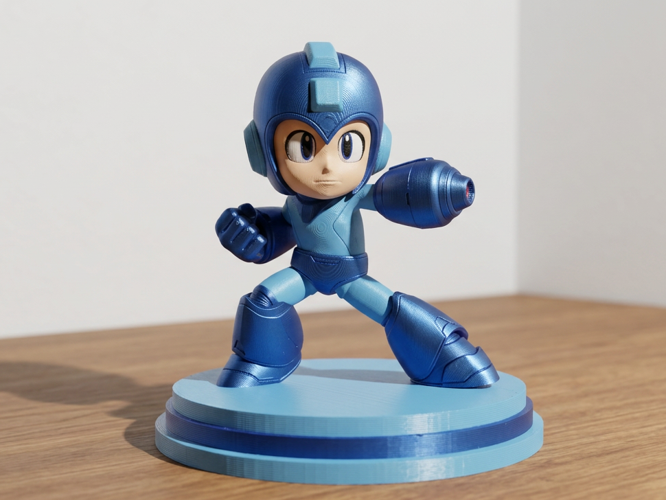 Mega Man Multi-Part Print (No AMS Required)