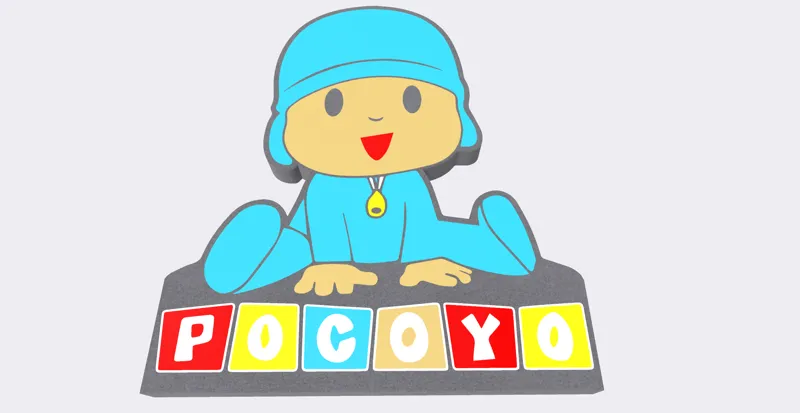 Pocoyo Lightbox Led Lamp