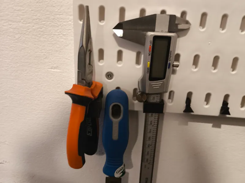 peg wall Caliper holder