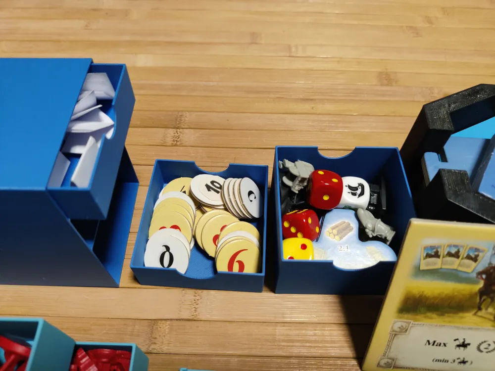 Catan + Seafarers + Cities & Knights box insert - Free 3D Print Model ...