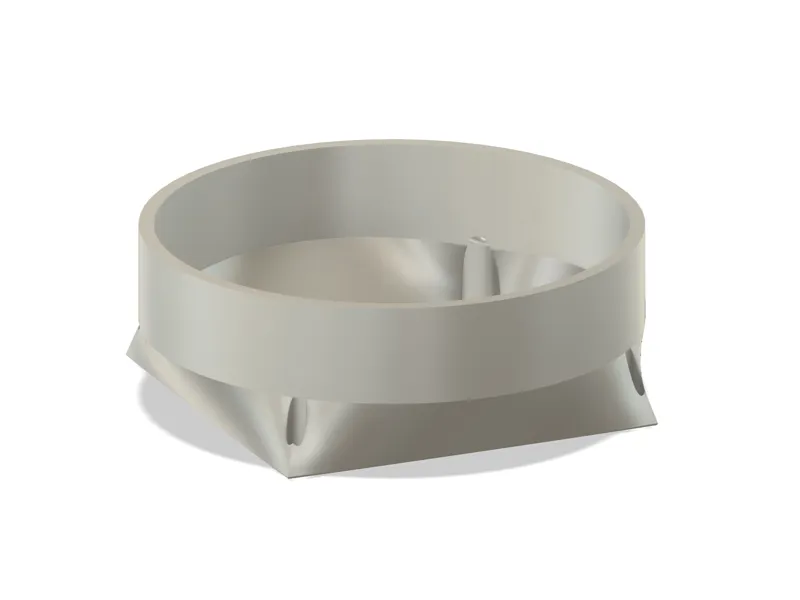80mm - 100mm fan duct