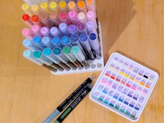 Acrylic marker stand + color palette