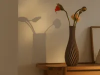 Vase torsadé moderne — photo 1