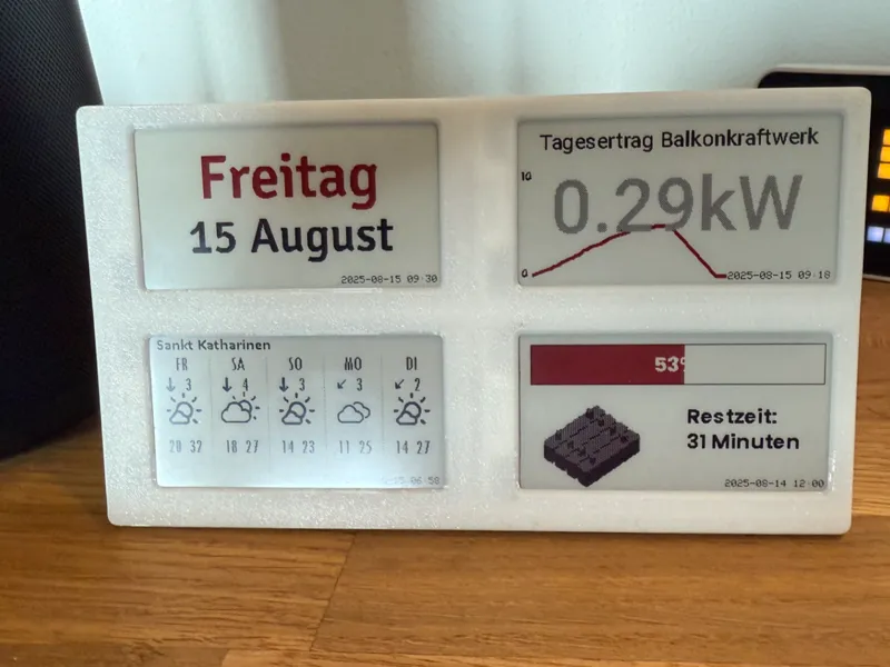 E-Paper 4X Stand Solum M2 GR26 2,66"