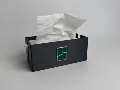 Recessed Tissue Box