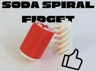 soda spiral fidget!