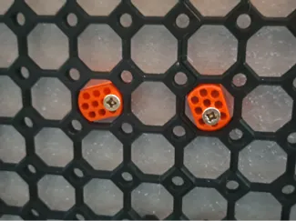 Multiboard Big Thread FLUSH-Bolt, eccentric holes