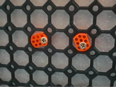 Multiboard Big Thread FLUSH-Bolt, eccentric holes