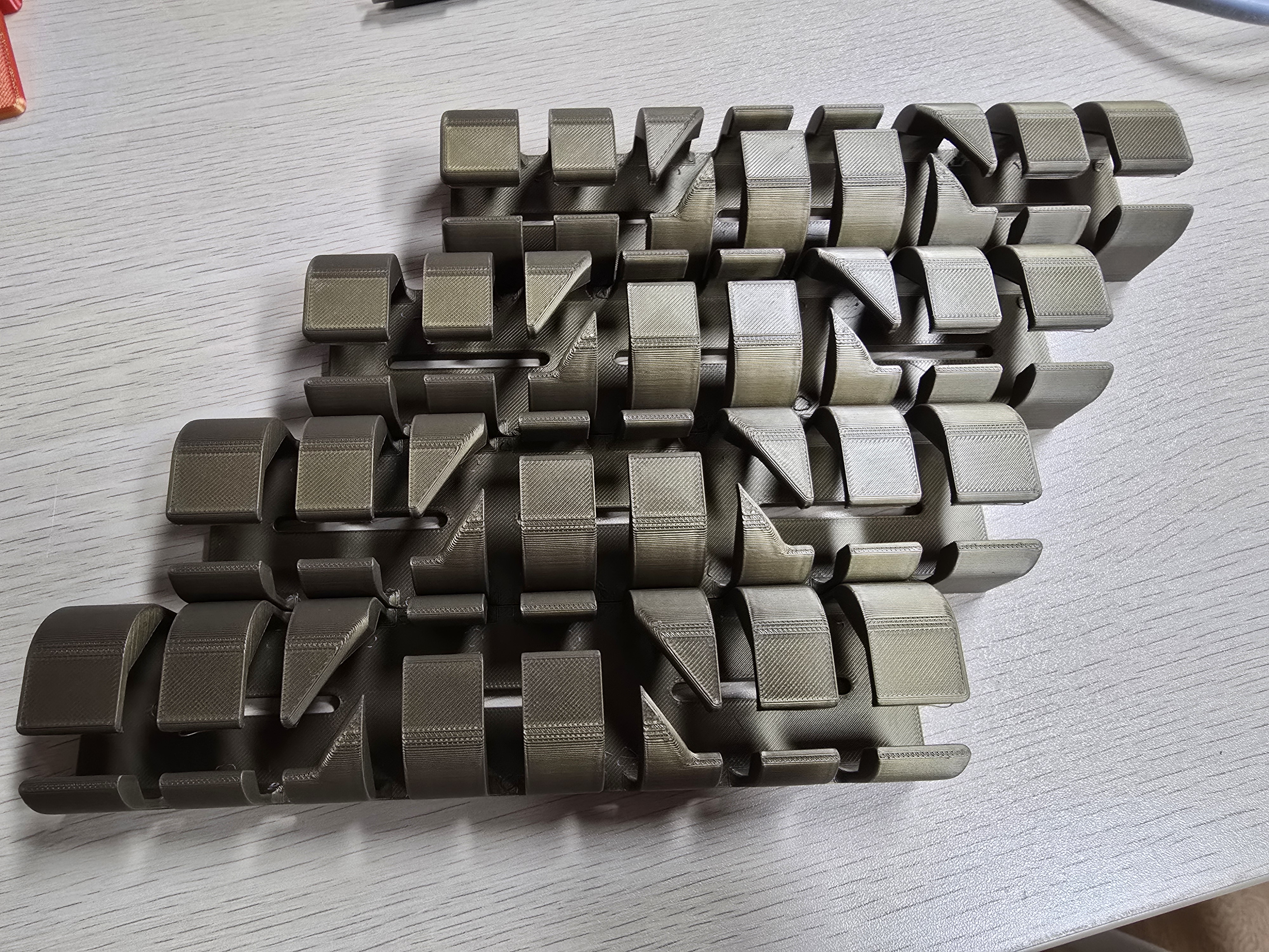 Miniatura 2 do modelo 3D 线槽(线缆整理器)（洞洞板可用）