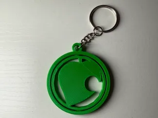 Animal Crossing Spinning Keychain